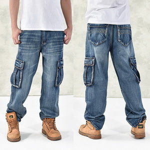 Fashion Baggy style men's jeans hip hop dancers