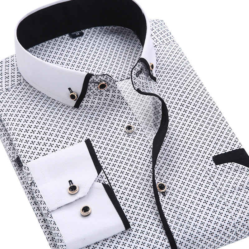 Long Sleeved Printed shirt Slim Fit