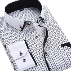 Long Sleeved Printed shirt Slim Fit