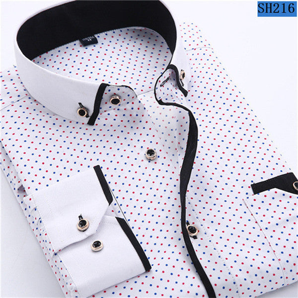 Long Sleeved Printed shirt Slim Fit