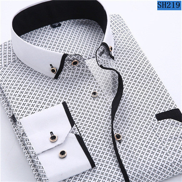 Long Sleeved Printed shirt Slim Fit