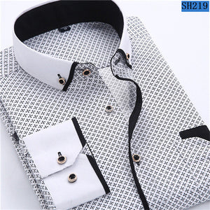 Long Sleeved Printed shirt Slim Fit