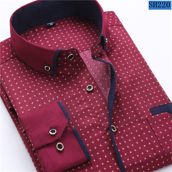 Long Sleeved Printed shirt Slim Fit