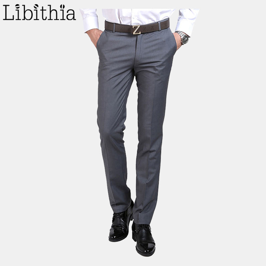 Men Luxury Suit Pants Social Dress Pants