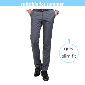Men Luxury Suit Pants Social Dress Pants