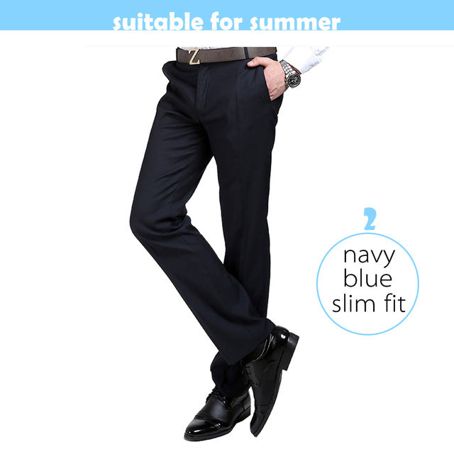 Men Luxury Suit Pants Social Dress Pants