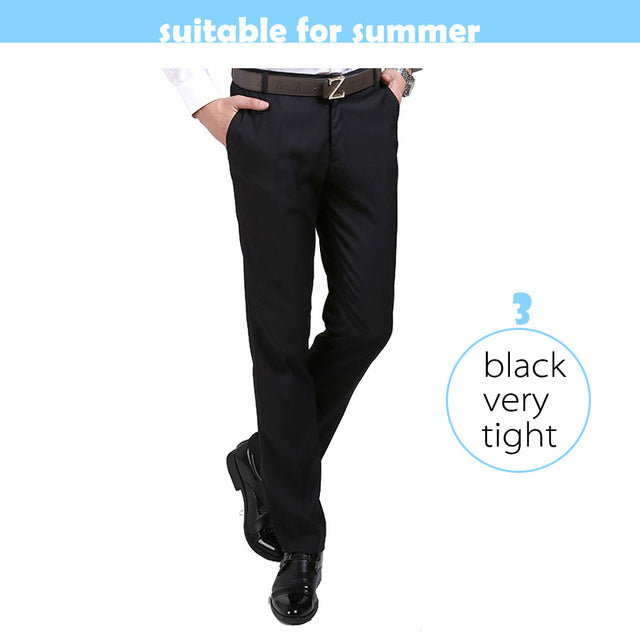Men Luxury Suit Pants Social Dress Pants