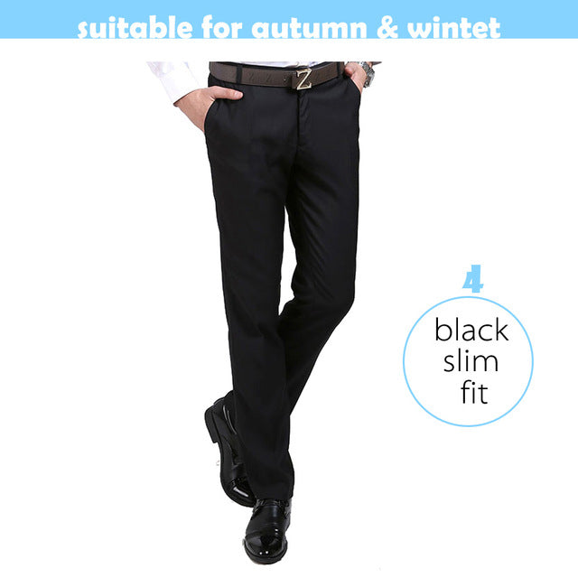 Men Luxury Suit Pants Social Dress Pants