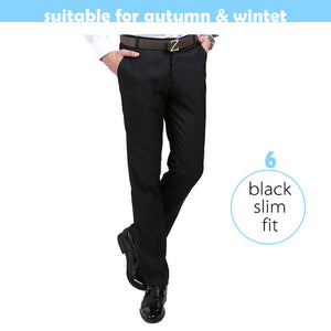 Men Luxury Suit Pants Social Dress Pants