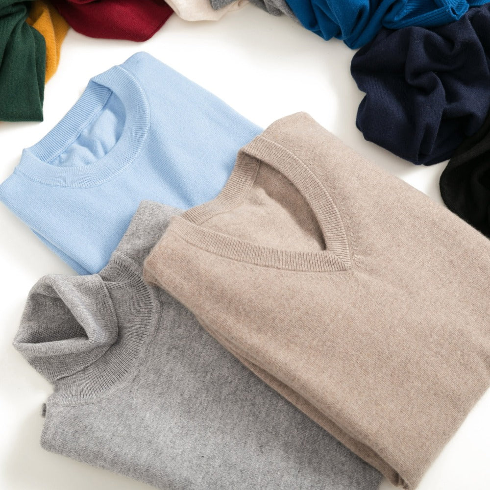Men Sweater Winter Jumpers Cashmere