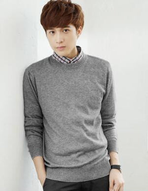 Men Sweater Winter Jumpers Cashmere