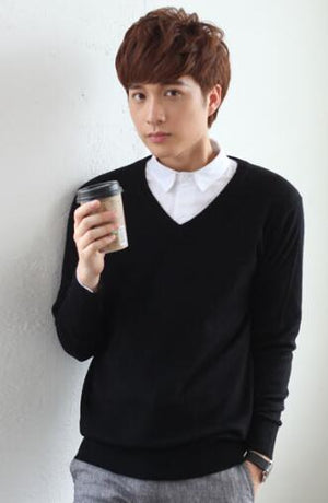 Men Sweater Winter Jumpers Cashmere
