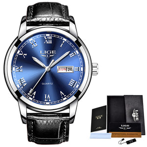 Men Fashion Sports Quartz Full Steel Gold Business Mens Watches