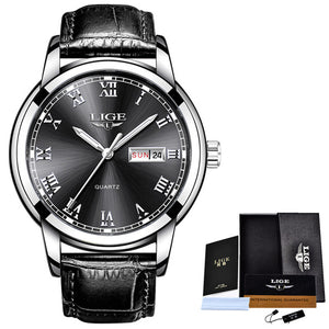 Men Fashion Sports Quartz Full Steel Gold Business Mens Watches