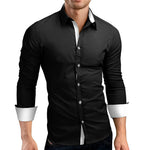 Men Shirt   Male High Quality Long Sleeve Shirts