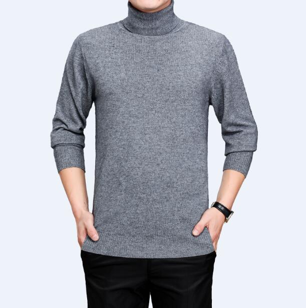 Mens turtleneck cashmere sweater