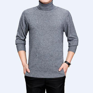Mens turtleneck cashmere sweater