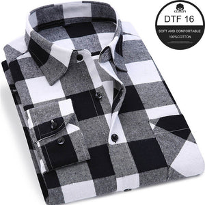 Mens Blue Green Checked Shirt sleeves