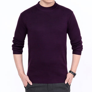 Men Knitted Turtleneck Sweaters Cashmere Pullover