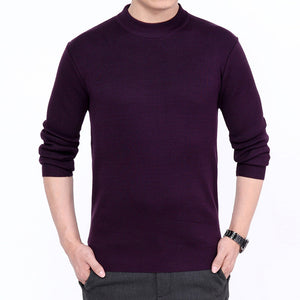 Men Knitted Turtleneck Sweaters Cashmere Pullover